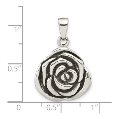 Sterling Silver Antiqued Pendant – view 4