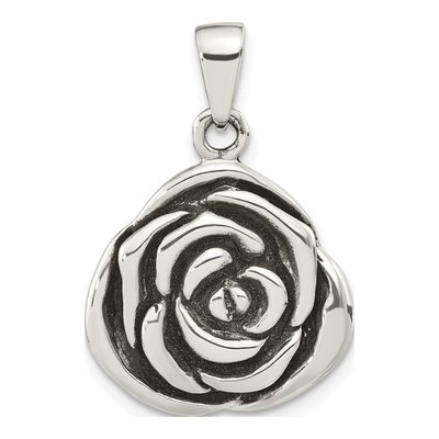 Sterling Silver Antiqued Pendant