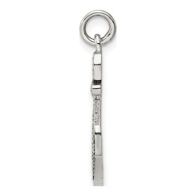Sterling Silver Marcasite Anchor Pendant – view 3