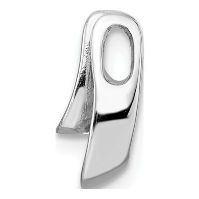 Sterling Silver CZ Slide Pendant – view 3