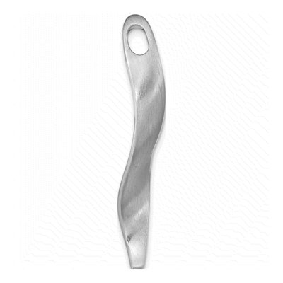 Sterling Silver Curved Slide Pendant – view 3
