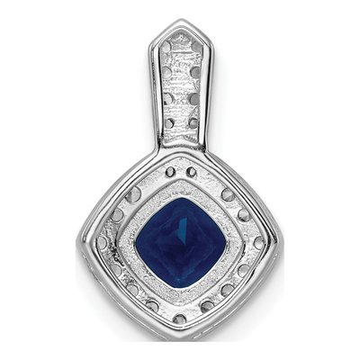 Sterling Silver CZ Glass Pendant – view 5