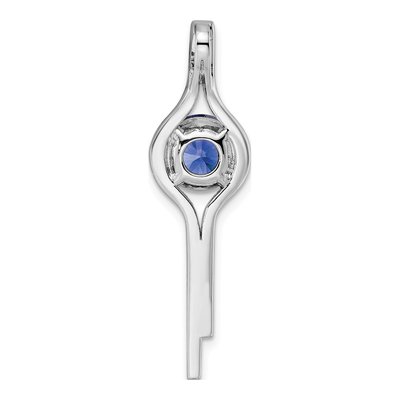 Sterling Silver CZ Slide Pendant – view 5