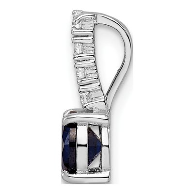 Sterling Silver CZ Pendant – view 3