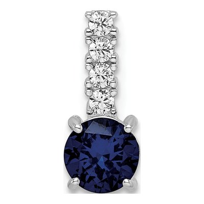 Sterling Silver CZ Pendant