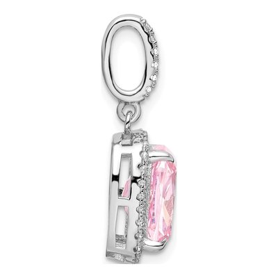 Sterling Silver CZ Pendant – view 3