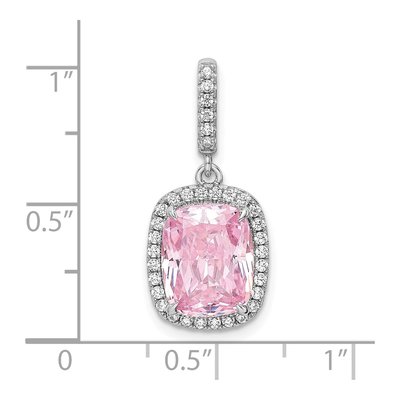 Sterling Silver CZ Pendant – view 4