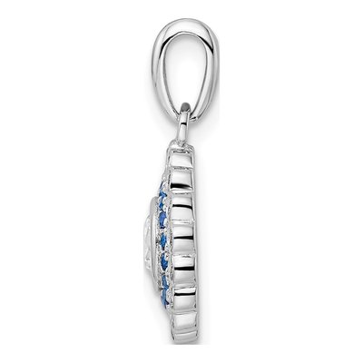 Sterling Silver CZ Pendant – view 3