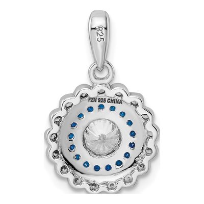 Sterling Silver CZ Pendant – view 5