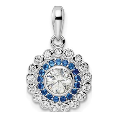 Sterling Silver CZ Pendant