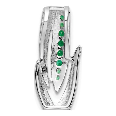 Sterling Silver CZ Slide Pendant – view 5