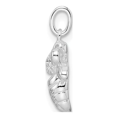 Sterling Silver CZ Bumble Bee Pendant – view 3