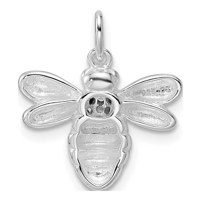 Sterling Silver CZ Bumble Bee Pendant – view 5