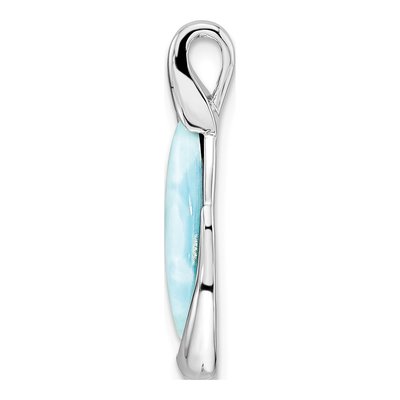 Sterling Silver Larimar Pendant – view 3