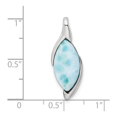 Sterling Silver Larimar Pendant – view 4