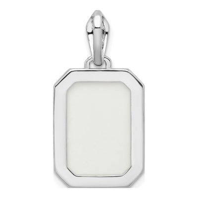 Sterling Silver Lab-Created Opal & CZ Beaded Pendant – view 5