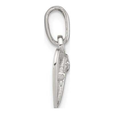 Sterling Silver Girls' Open Heart Horse Head Pendant – view 3