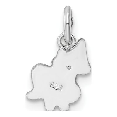 Sterling Silver Girls' Enamel Unicorn Pendant – view 5