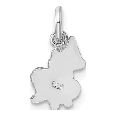 Sterling Silver Girls' Enamel Unicorn Pendant – view 5