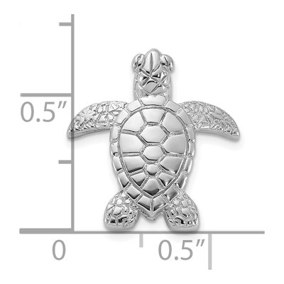 Sterling Silver Turtle Pin – view 3
