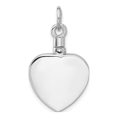 Sterling Silver Cat Ash Holder Heart Pendant – view 4