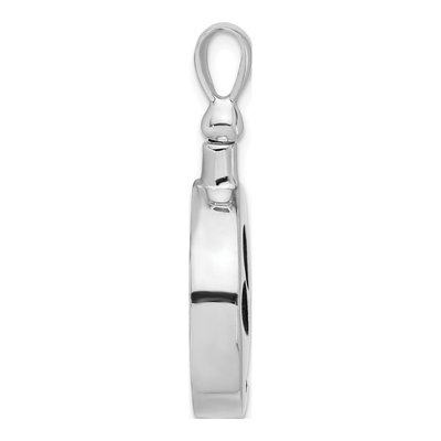Sterling Silver Paw Print Ash Holder Pendant – view 3