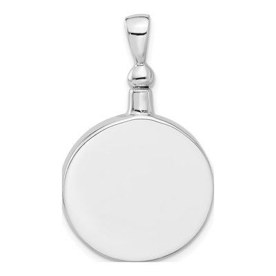 Sterling Silver Paw Print Ash Holder Pendant – view 4