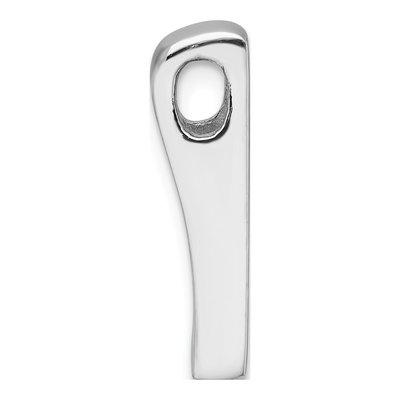 Sterling Silver CZ Slide Pendant – view 3