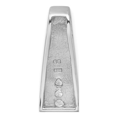Sterling Silver CZ Slide Pendant – view 4