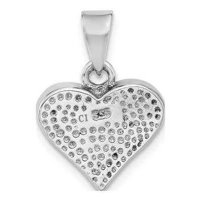 Sterling Silver Larimar Heart Pendant – view 4