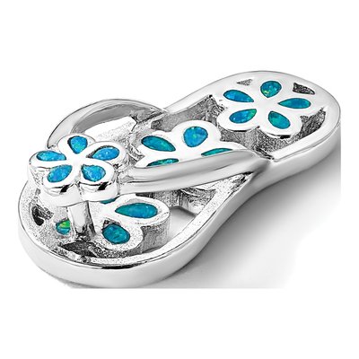 Sterling Silver CZ Compass Pendant – view 6