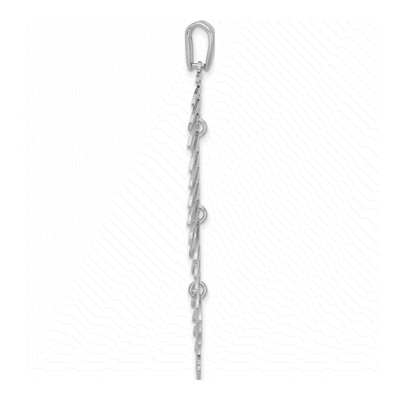 Sterling Silver Moveable Leaf Pendant – view 2