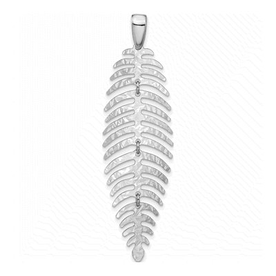 Sterling Silver Moveable Leaf Pendant