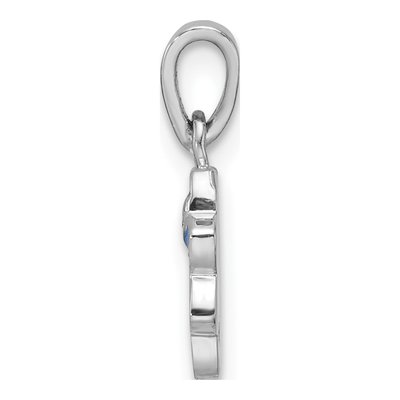 Sterling Silver Smiling Sun for Kids Pendant – view 3