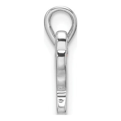 Sterling Silver CZ Girls' Elephant Pendant – view 3