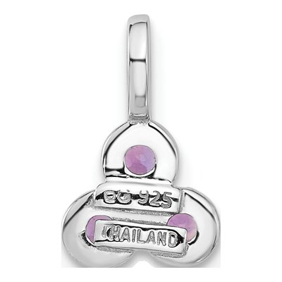 Sterling Silver Amethyst Pendant – view 3