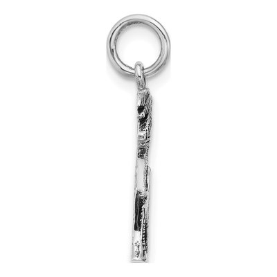 Sterling Silver Palm Tree Surfboard Pendant – view 2