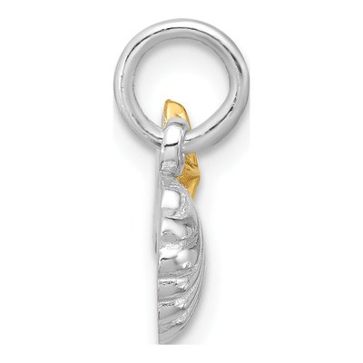 Gold-Plated Sterling Silver Starfish Shell Pendant – view 2