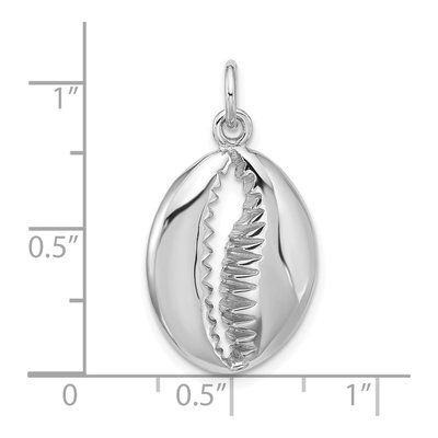 Sterling Silver Cowrie Shell Pendant – view 4