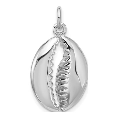 Sterling Silver Cowrie Shell Pendant