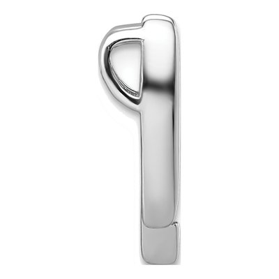 Sterling Silver CZ Slide Pendant – view 3