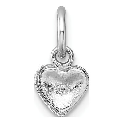 Sterling Silver Pastel Rainbow Heart Pendant – view 4