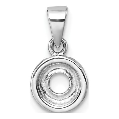 Sterling Silver Kids' Enamel Donut Pendant – view 4
