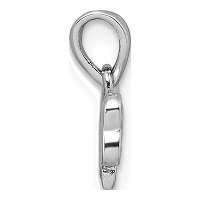 Sterling Silver CZ Girls' Bow Pendant – view 3