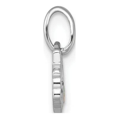 Sterling Silver Unicorn Cupcake for Kids Pendant – view 3