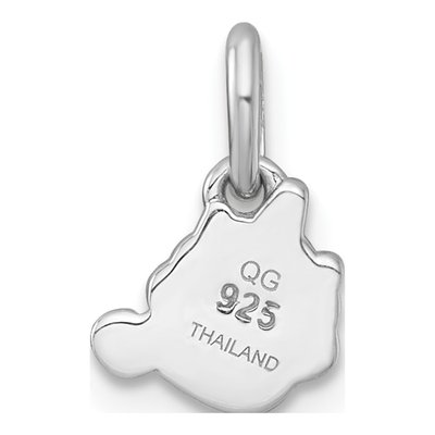 Sterling Silver Unicorn Cupcake for Kids Pendant – view 4