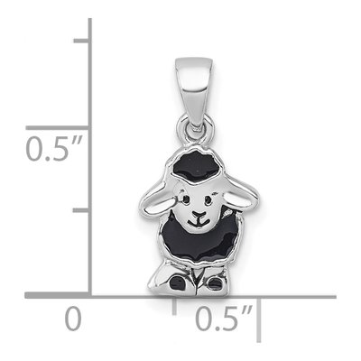 Sterling Silver Sheep for Kids Pendant – view 5