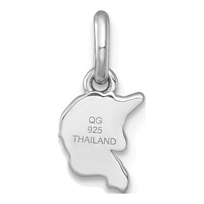 Sterling Silver Girls' Enamel Unicorn Pendant – view 4