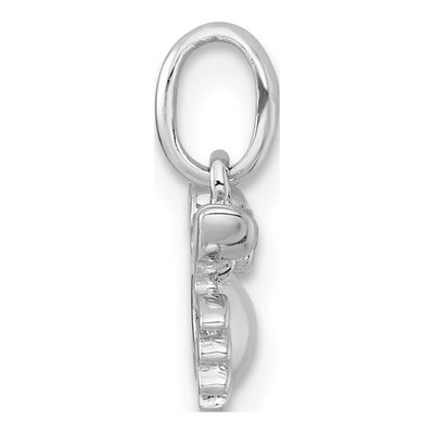 Sterling Silver CZ Crab Pendant – view 3