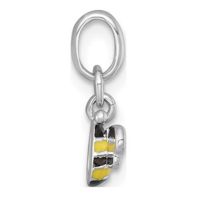 Sterling Silver Enamel Bee for Kids Pendant – view 3